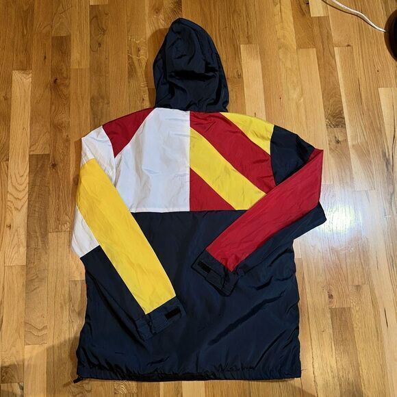 Reason Anorak Jacket 1992 Multi Color Pullover Men's L - Picture 4 of 5